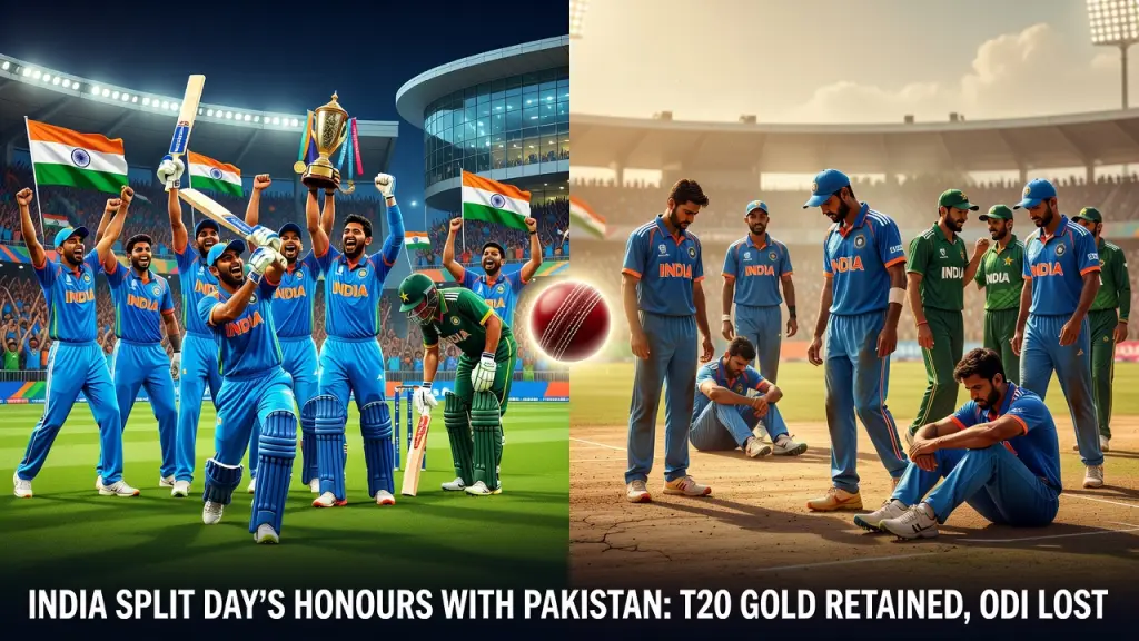 India Split Day's Honours With Pakistan Win And ODI Loss